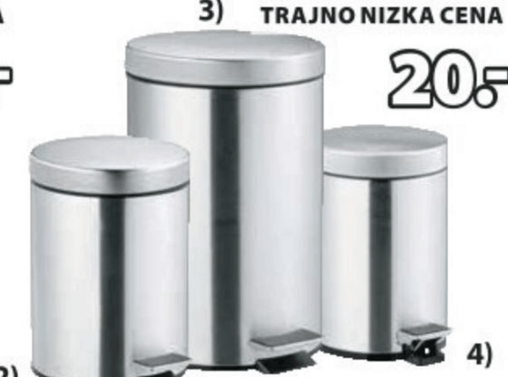 Koš za smeti MEDLE Ø25xV39 cm