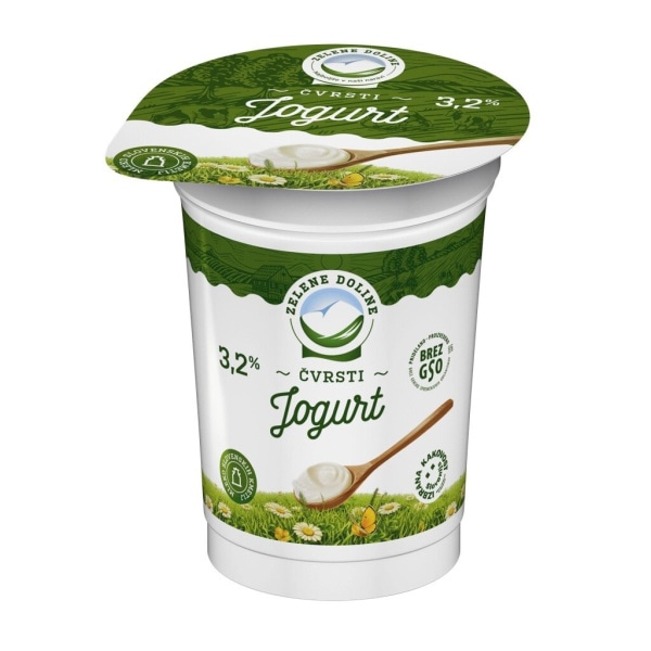 Navadni jogurt Zelene doline 180 g