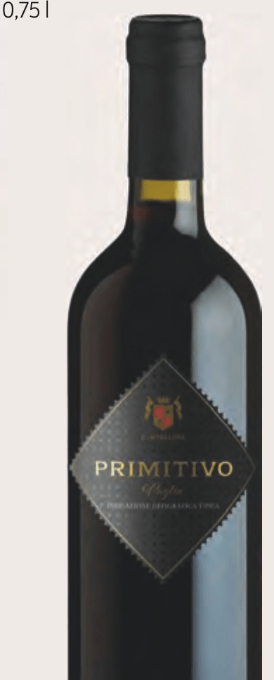 Primitivo Puglia IGT 0,75 l - Akcija v trgovini Hofer