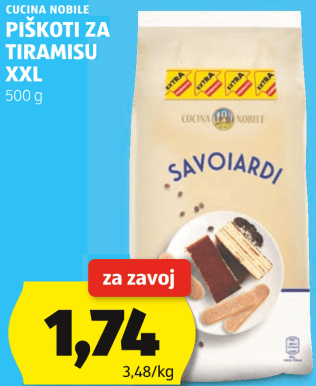 Cucina Nobile Piškoti za Tiramisu 500 g