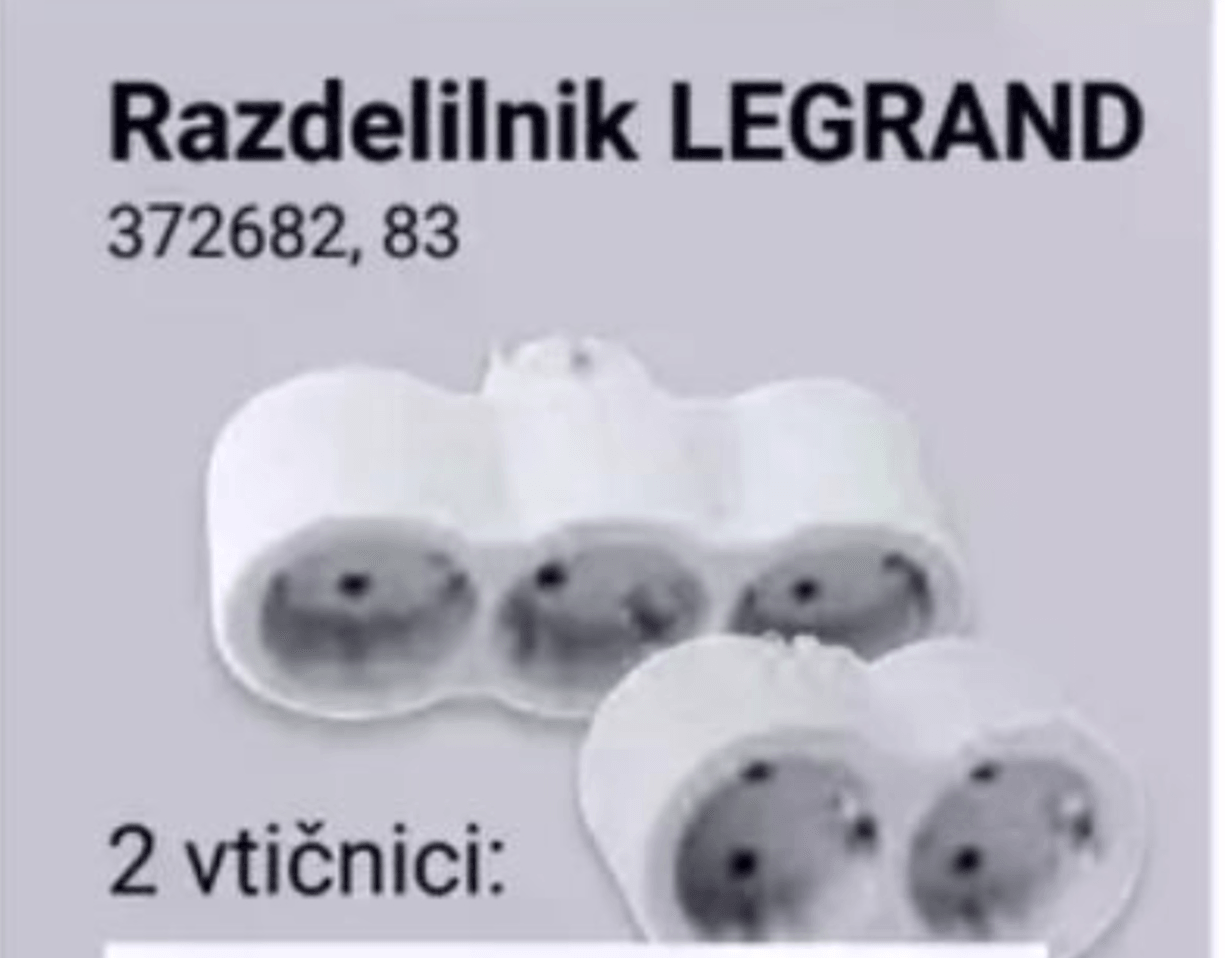 Razdelilnik Legrand