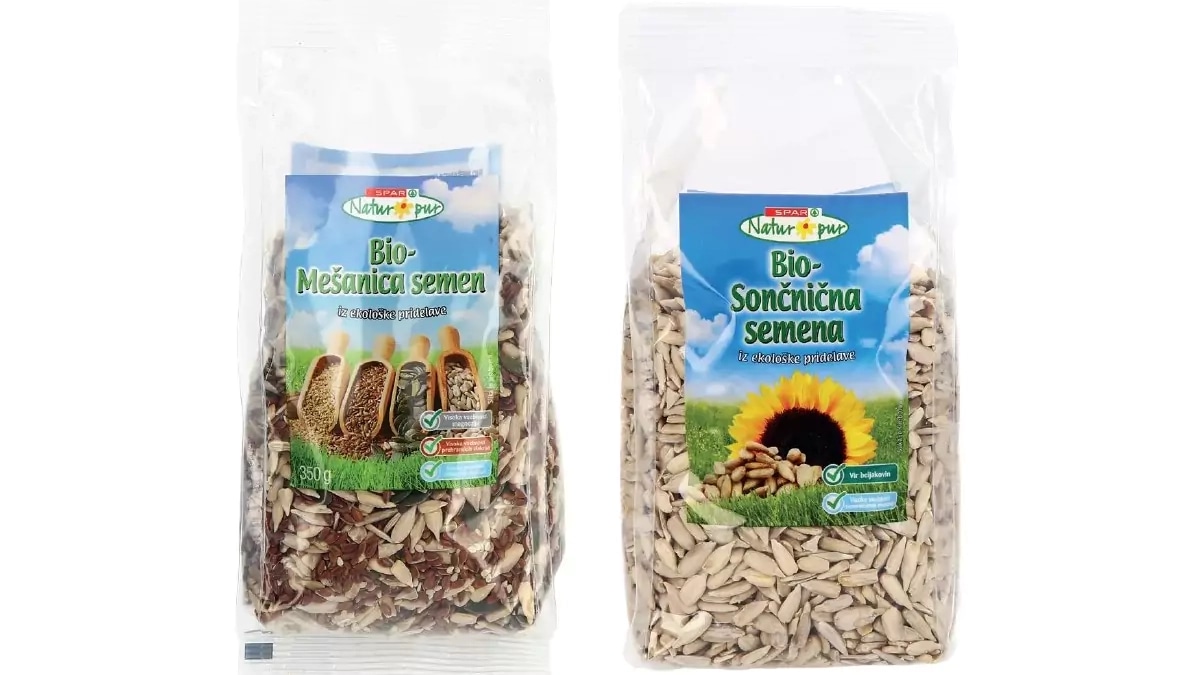 BIO SONČNIČNO seme 350 g - Akcija v trgovini Spar