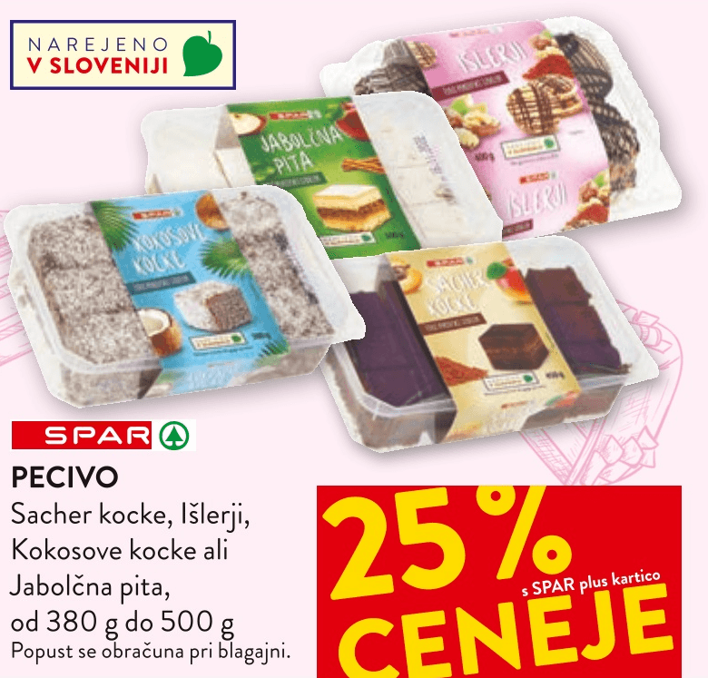 Pecivo od 380 g do 500 g