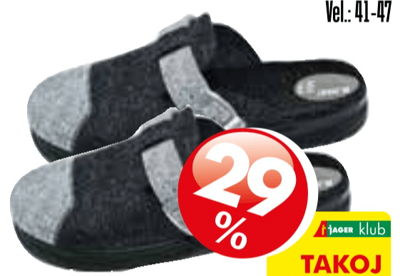 Dr. Harvey moški copati