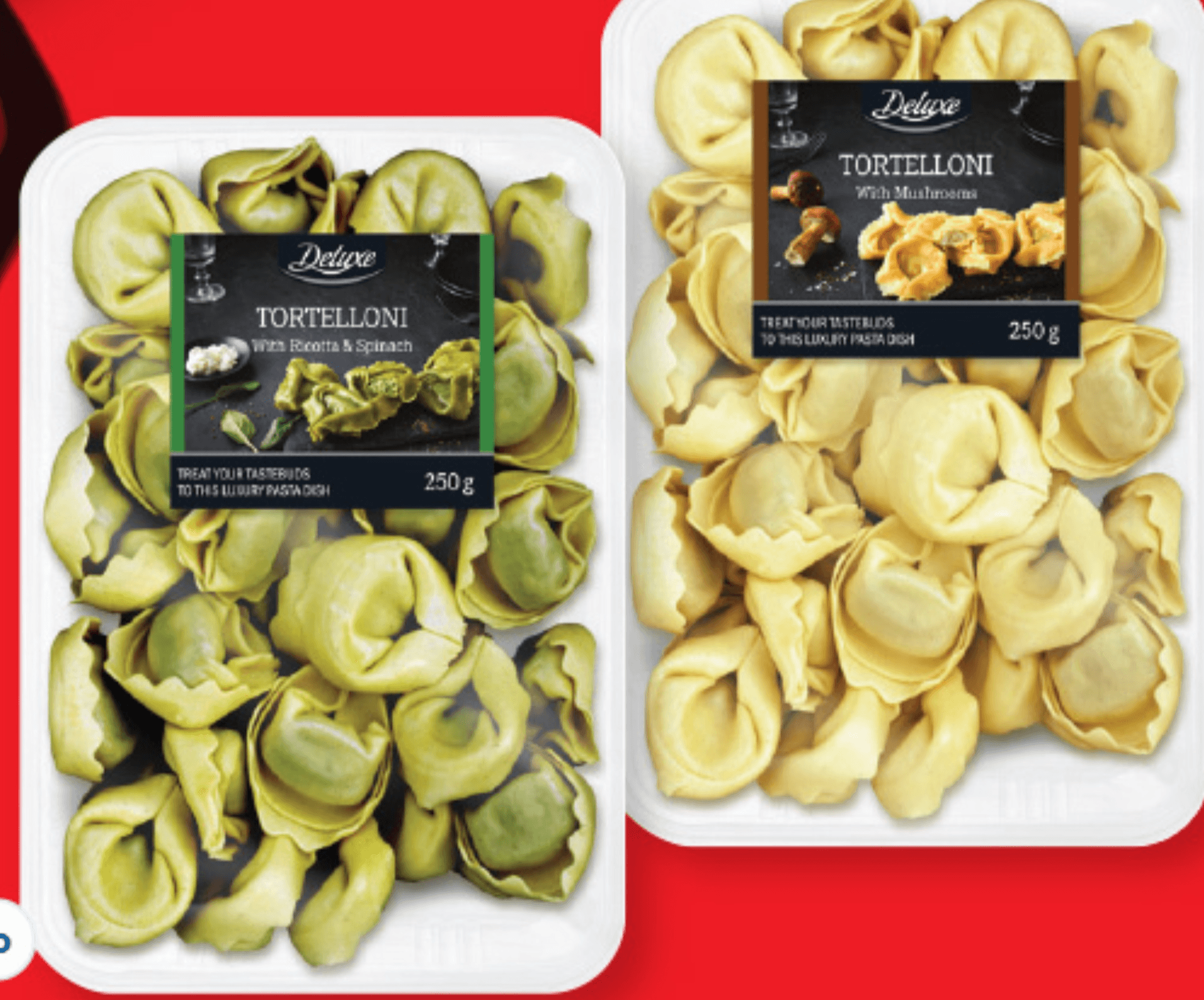 Deluxe Polnjeni sveži tortelini 250 g