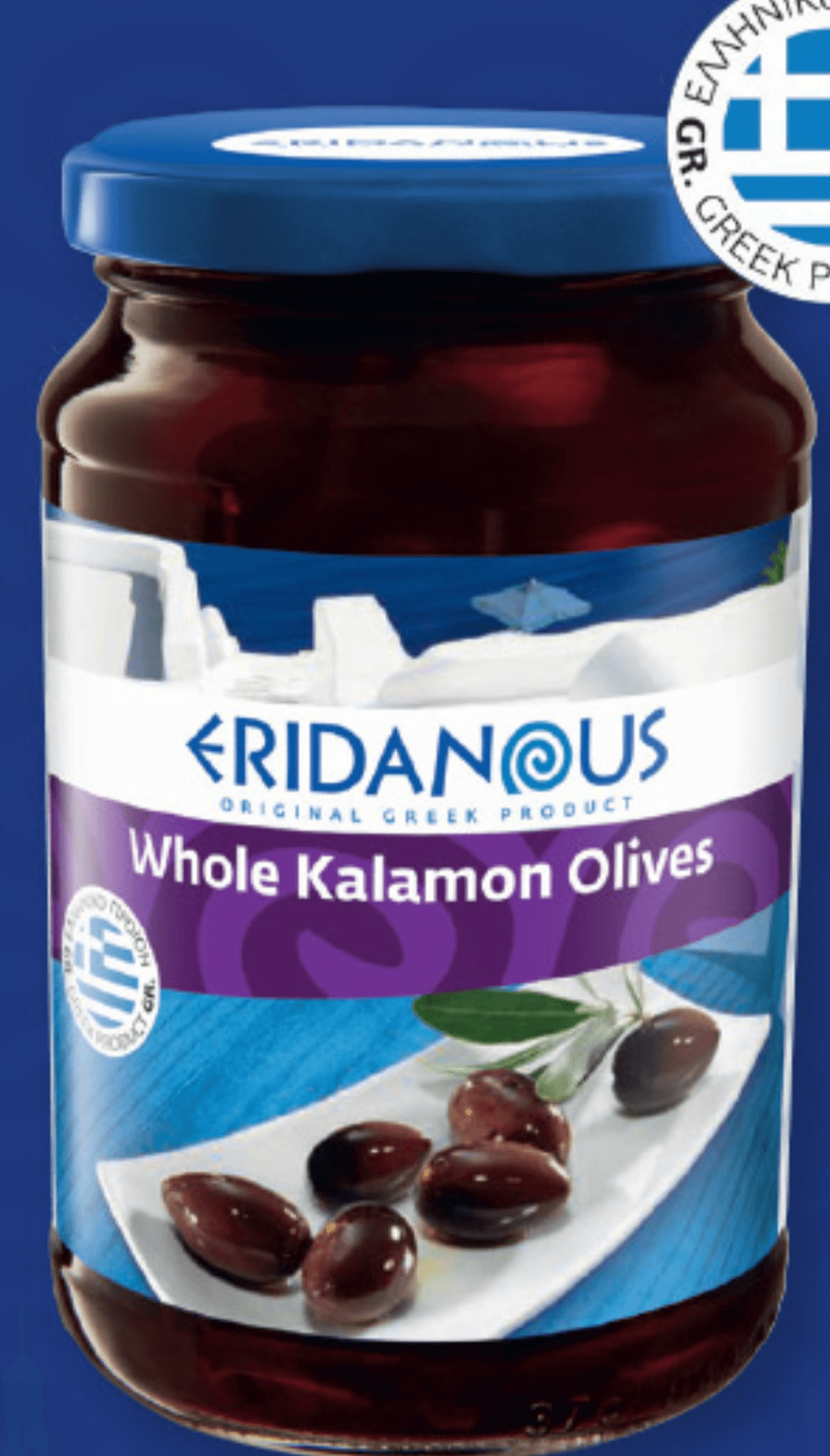 Eridanous Grške olive kalamon s koščicami 370 ml