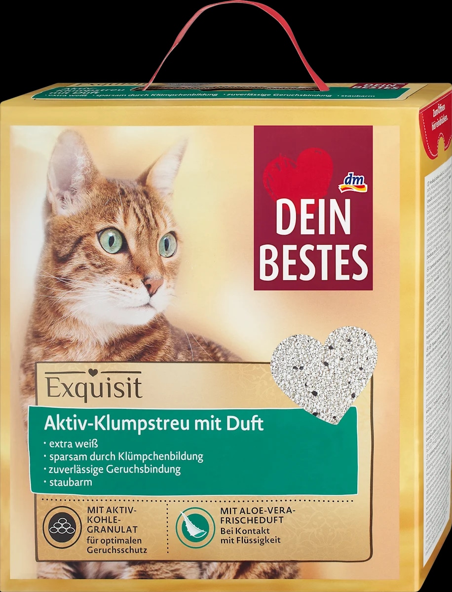 DEIN BESTES posip za mačke stranišče 6 l