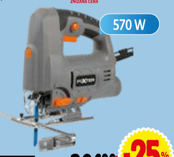 Vbodna žaga - Akcija v trgovini E.Leclerc