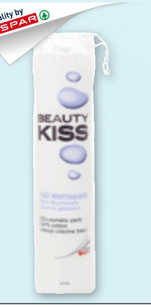 BEAUTY KISS Kozmetične blazinice 100/1