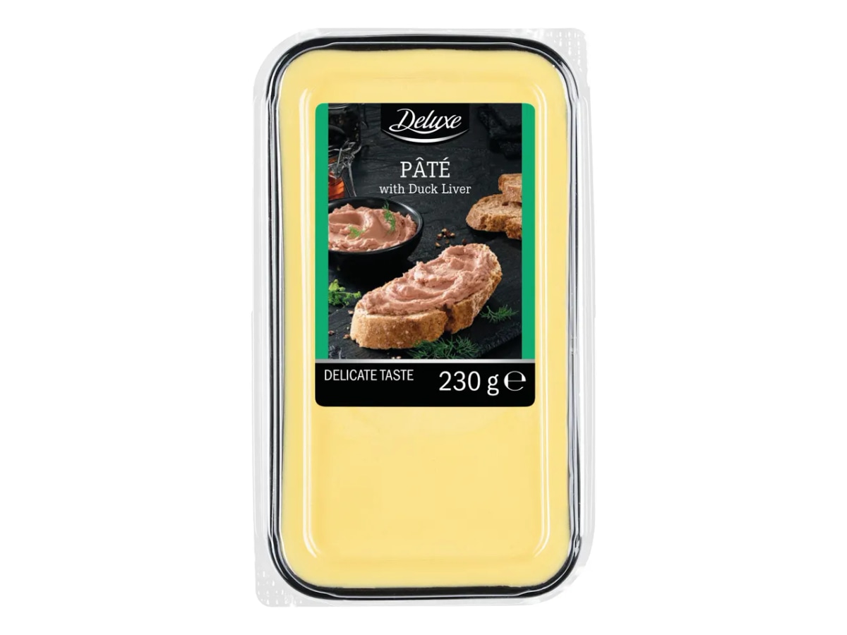Deluxe Pašteta iz račjih jeter 230 g - Akcija v trgovini Lidl