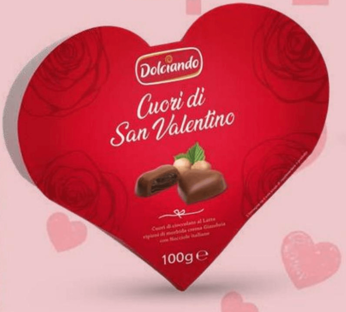 Dolciando bonboniera Srček 100 g - Akcija v trgovini Eurospin