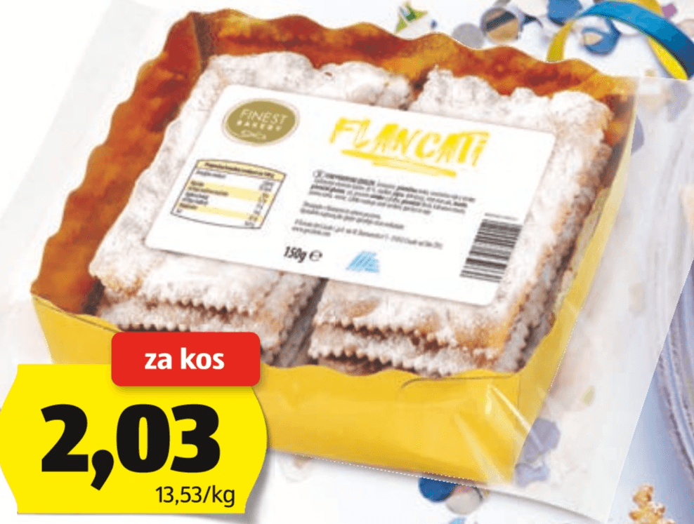 FINEST BAKERY PUSTNI FLANCATI 150 g - Akcija v trgovini Hofer