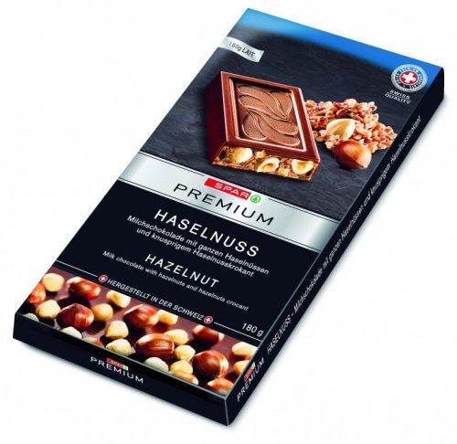 Temna čokolada z lešniki 180 g - Akcija v trgovini Spar