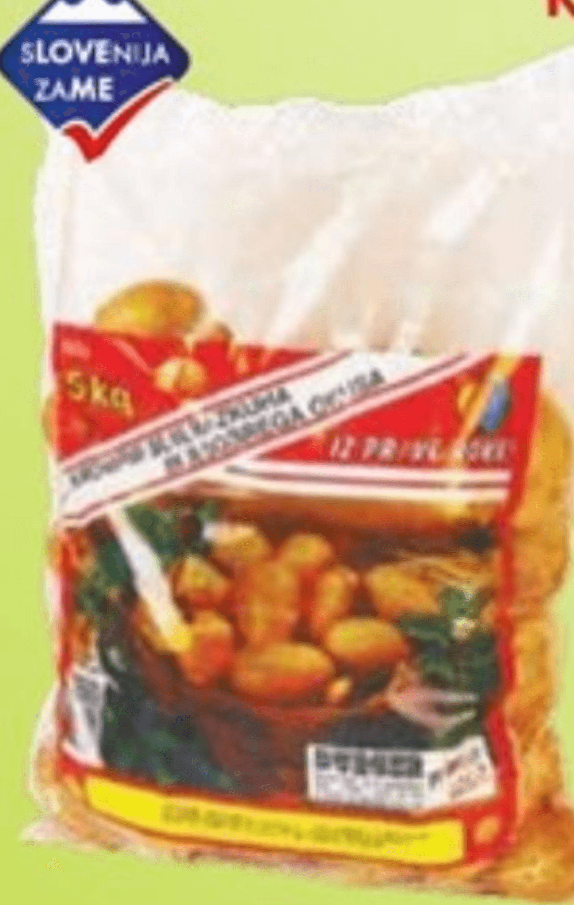 Krompir opran 5 kg - Akcija v trgovini Jager