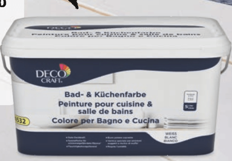 DECO CRAFT Barva za kopalnico/kuhinjo 5 l