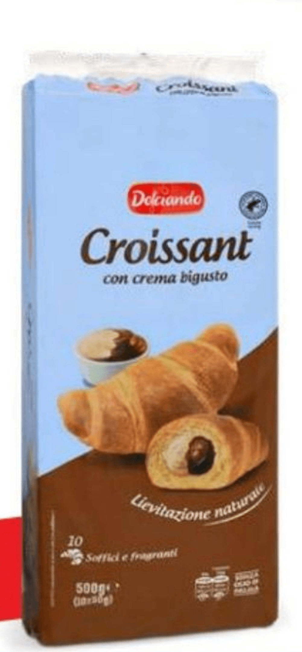 ROGLJIČI Z MARELIČNIM/ČOKOLADNIM NADEVOM 10 KOSOV, 500 g - Akcija v trgovini Eurospin