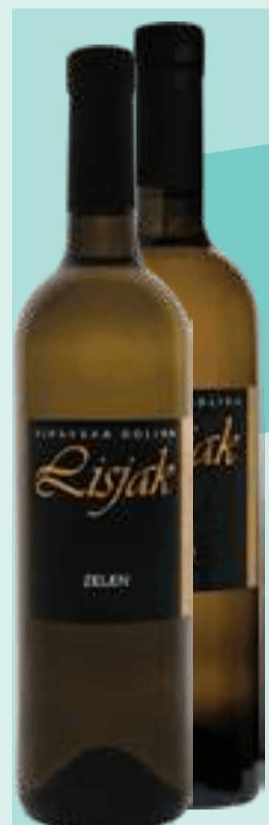 Kakovostno vino ZGP Pinela ali Zelen "Lisjak Radivoj" 0,75l