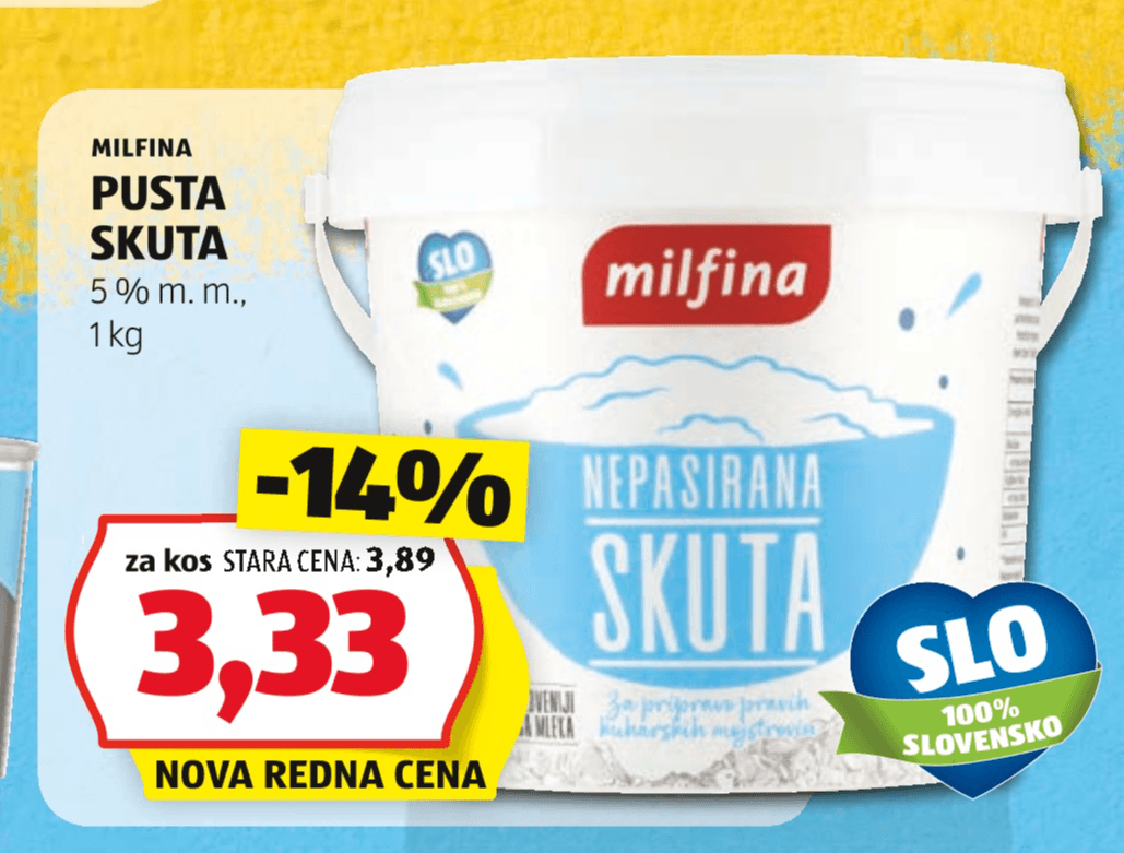 MILFINA PUSTA SKUTA 1 kg