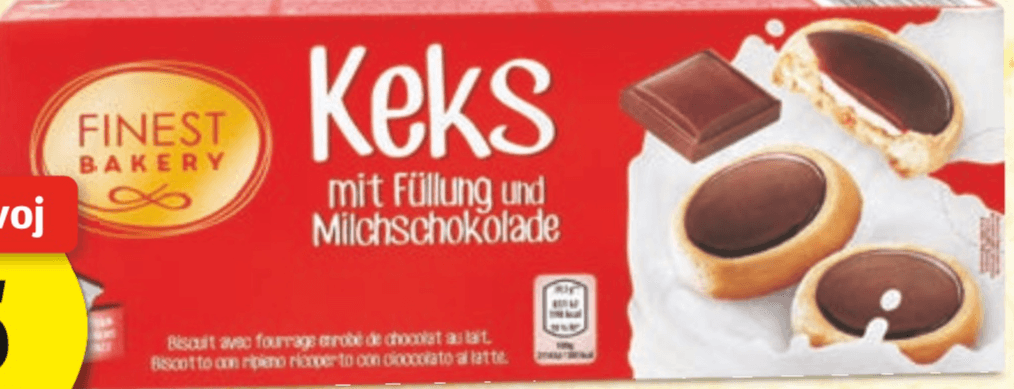 Finest Bakery Mini čokoladni keksi 235,8 g - Akcija v trgovini Hofer