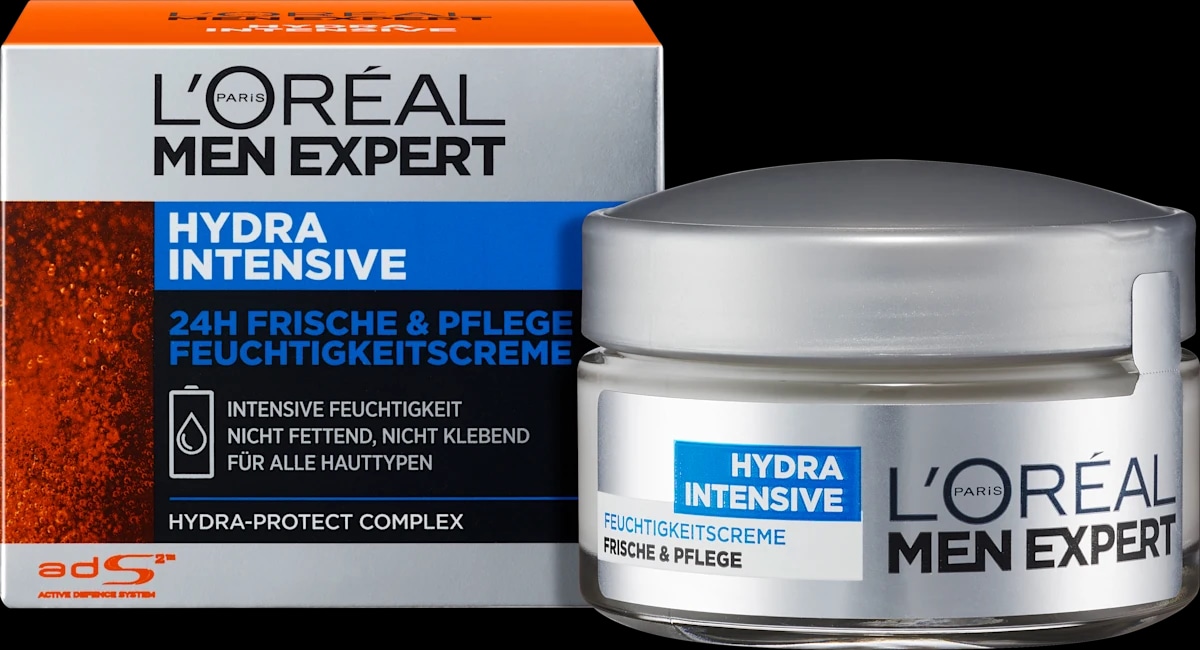 L'Oréal Men Expert Hydra Intensive 24H Frische & Pflege Feuchtigkeitspflege - Akcija v trgovini Mueller
