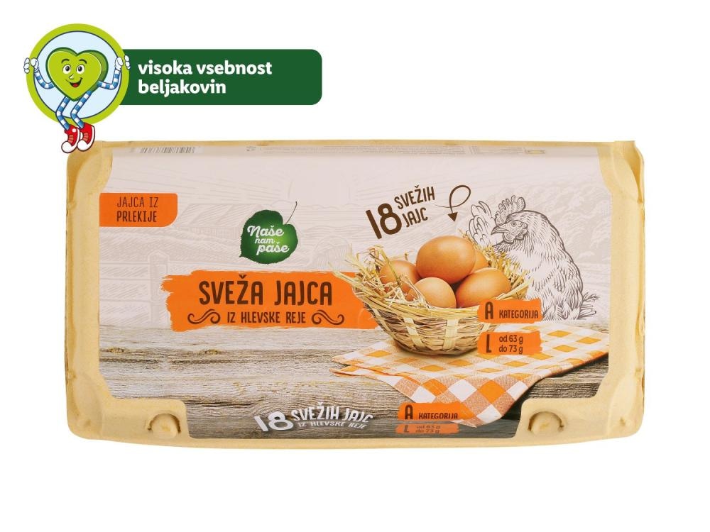 Jajca hlevske reje L 10/1