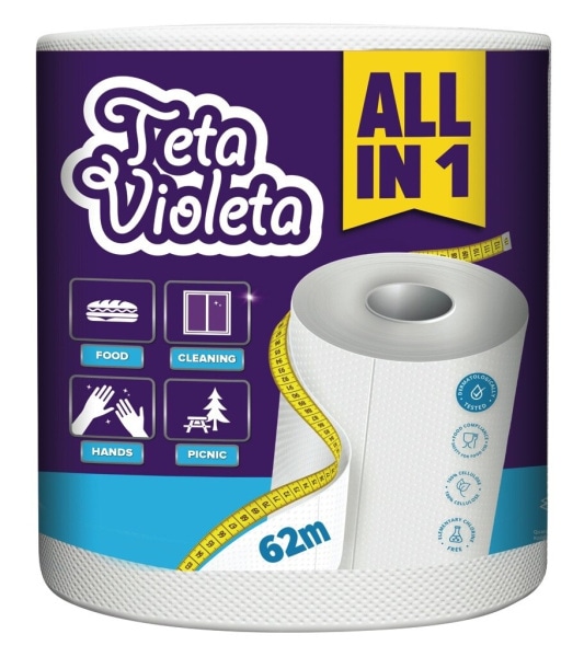 Violeta Papirnate brisače All in 1 248 lističev