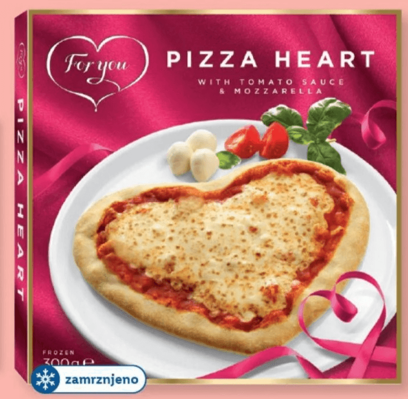 FOR YOU Pica v obliki srca 300 g - Akcija v trgovini Lidl