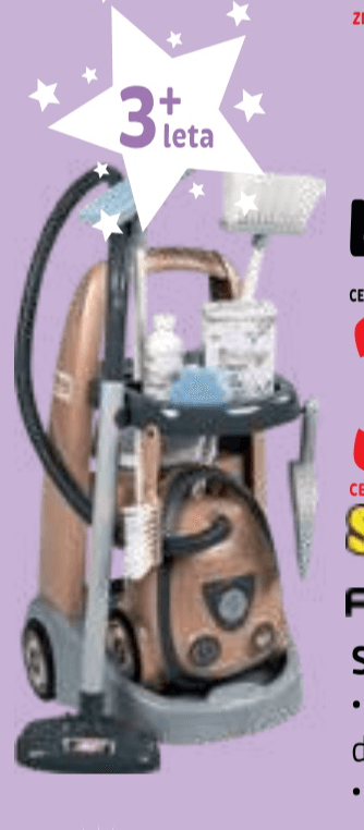 Smoby Rowenta Sesalec