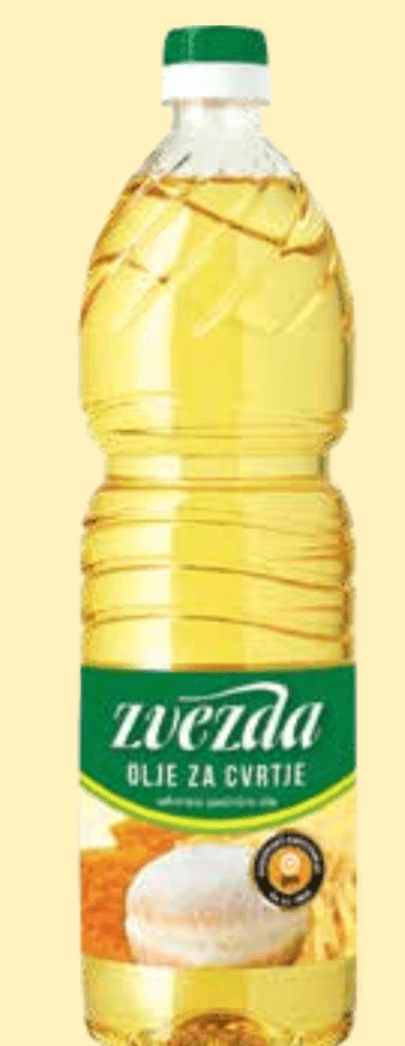 Zvezda Olje za cvrtje 1 l - Akcija v trgovini TuÅ”