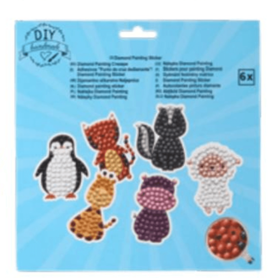 Diamantna slika, nalepka - Akcija v trgovini Tedi