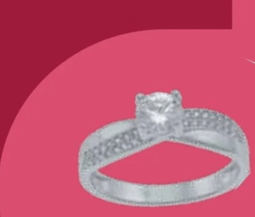 Prstan s cirkonijevimi oksidi - Akcija v trgovini E.Leclerc