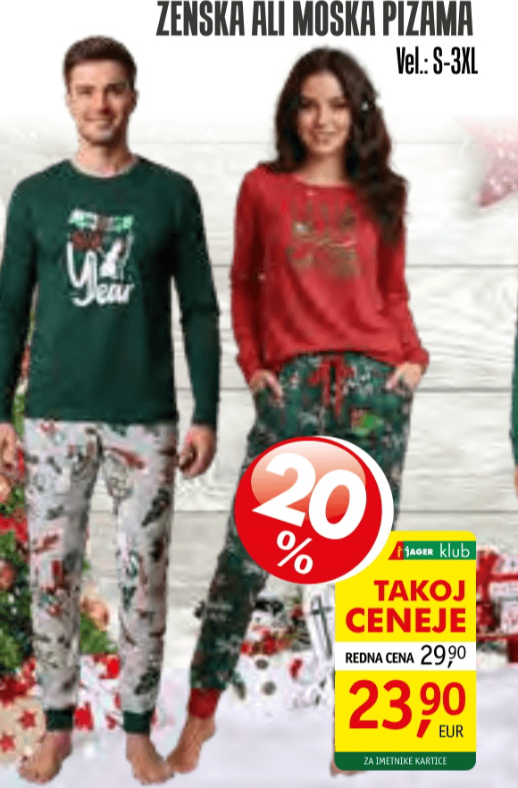 Ženska ali moška pižama