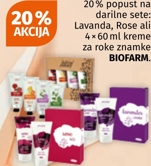 darilni seti 4 x 60 ml