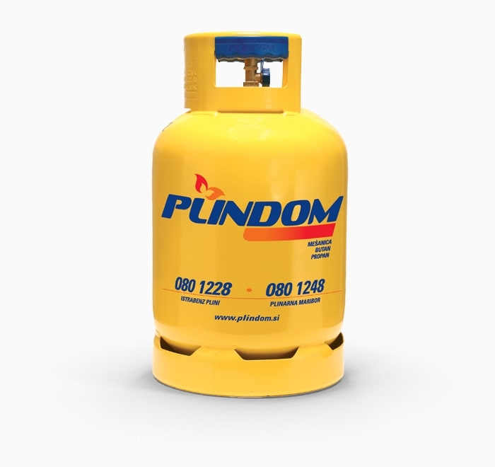 Plinska jeklenka 10 kg Plindom