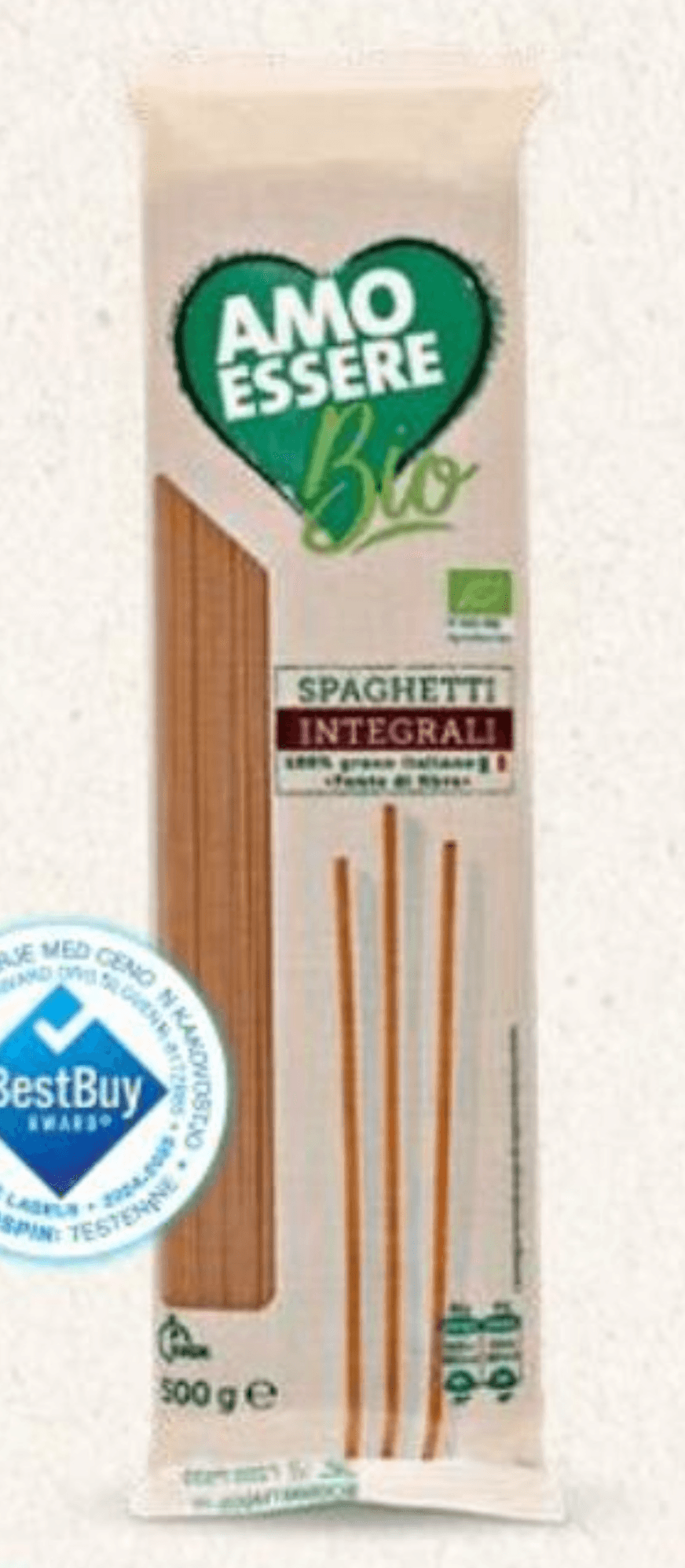 BIO POLNOZRNATI ŠPAGETI 500 g