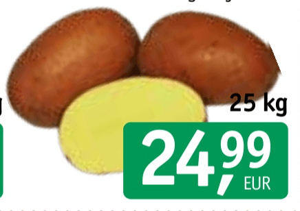 Semenski krompir Birgit 25 kg - Akcija v trgovini Jager