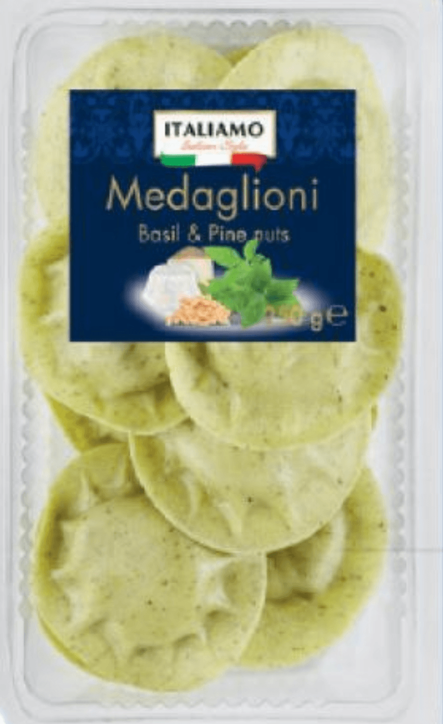 ITALIAMO Sveže testenine „Medaglioni“ 250 g
