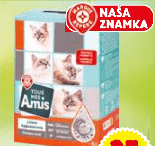 Pesek za mačje stranišče Tous Mes Amis 5 l