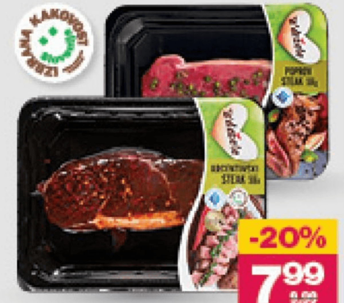 Argentinski ali goveji steak Z'dežele 300 g - Akcija v trgovini Mercator