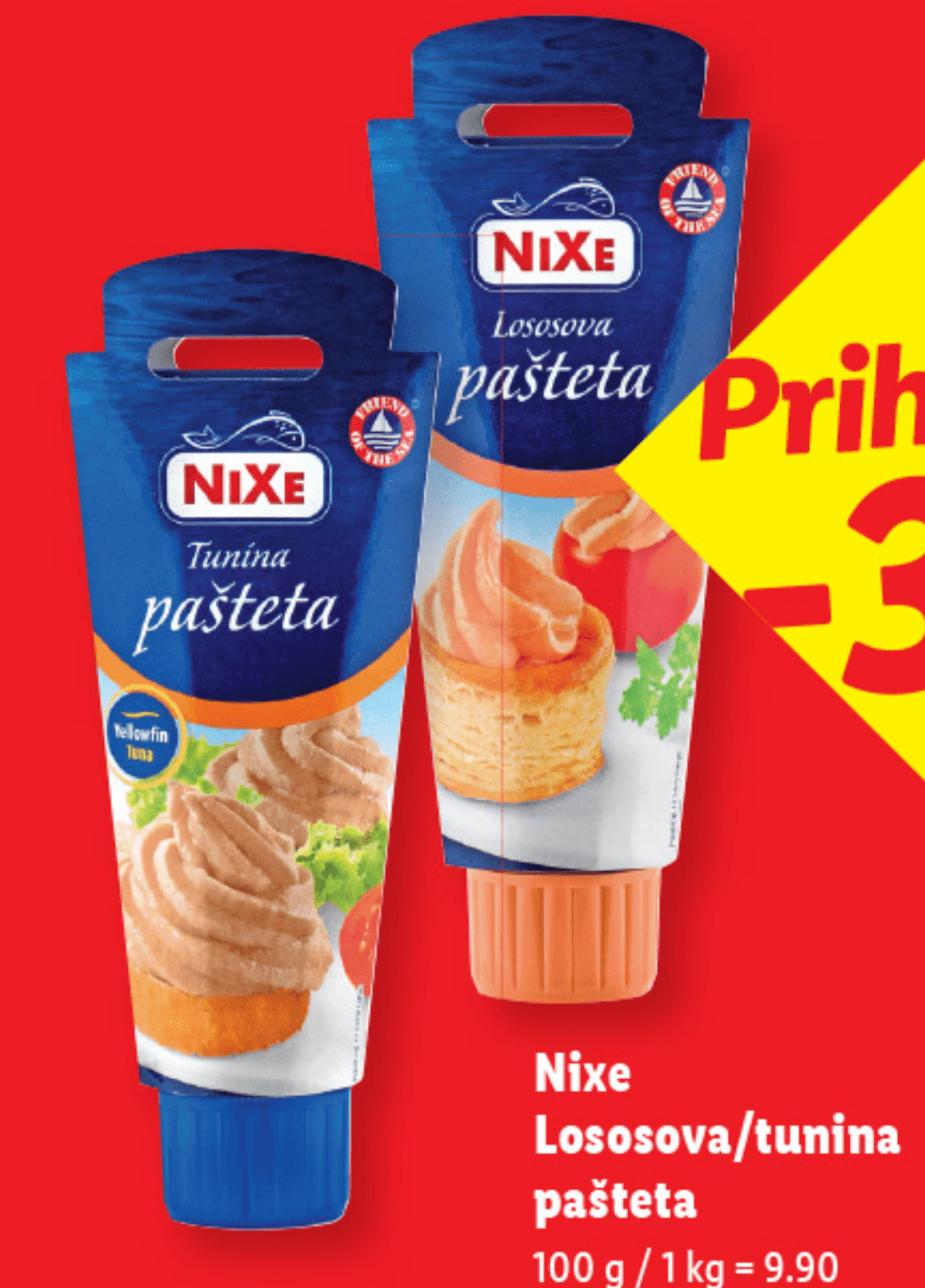Nixe Lososova/tunina pašteta 100 g