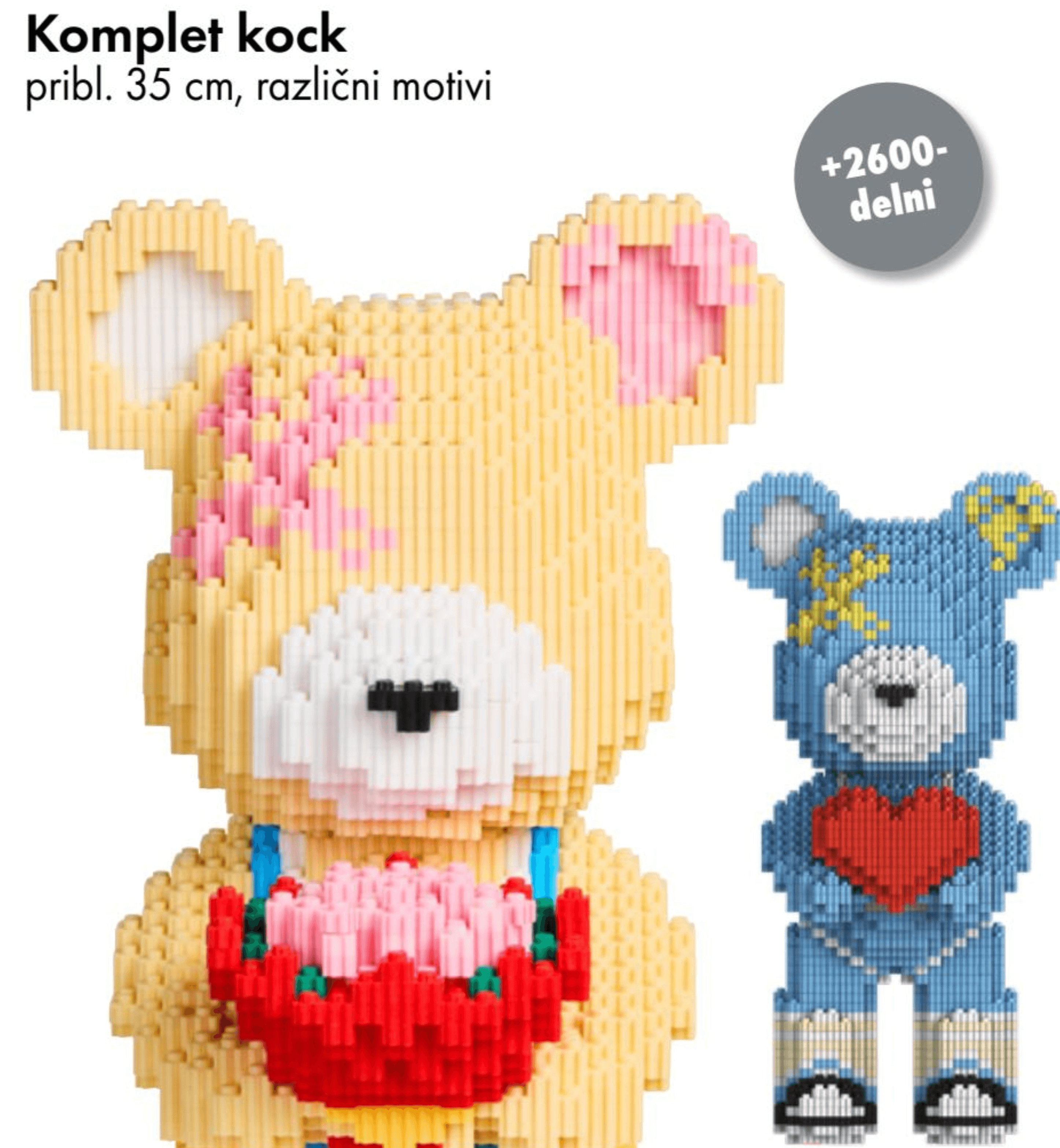 Komplet kock pribl. 35 cm