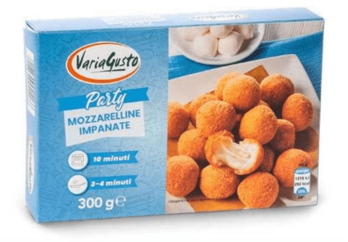 Varia Gusto Panirane mocarele 300 g - Akcija v trgovini Eurospin