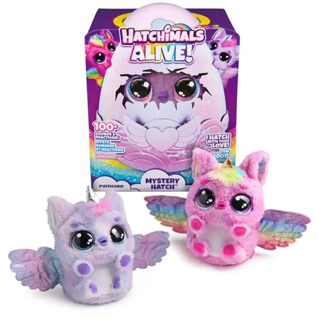 Spin Master Hatchimals Alive Pufficorn ali Draggle