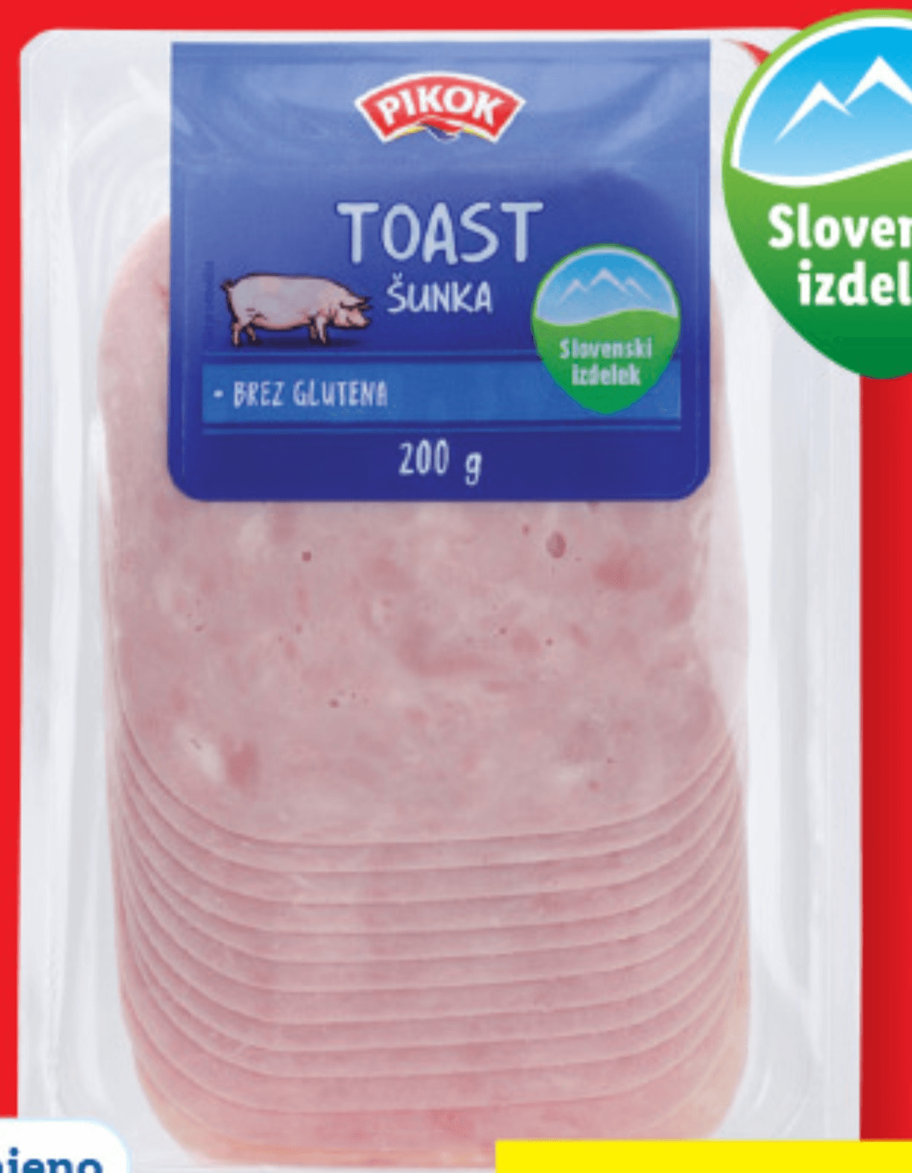 Pikok Toast šunka 200 g