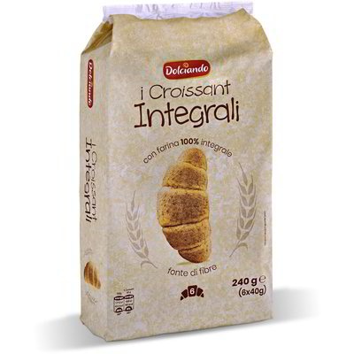 Dolciando Polnozrnati Rogljiči 240 g - Akcija v trgovini Eurospin