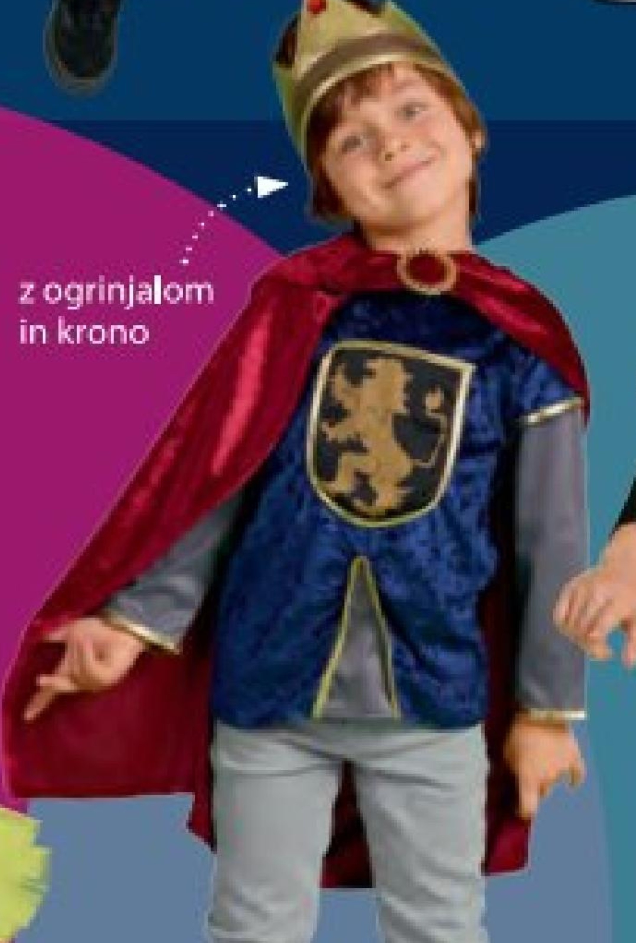 Otroški pustni kostum Kralj