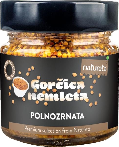 Natureta Gorčica nemleta, polnozrnata 230 g