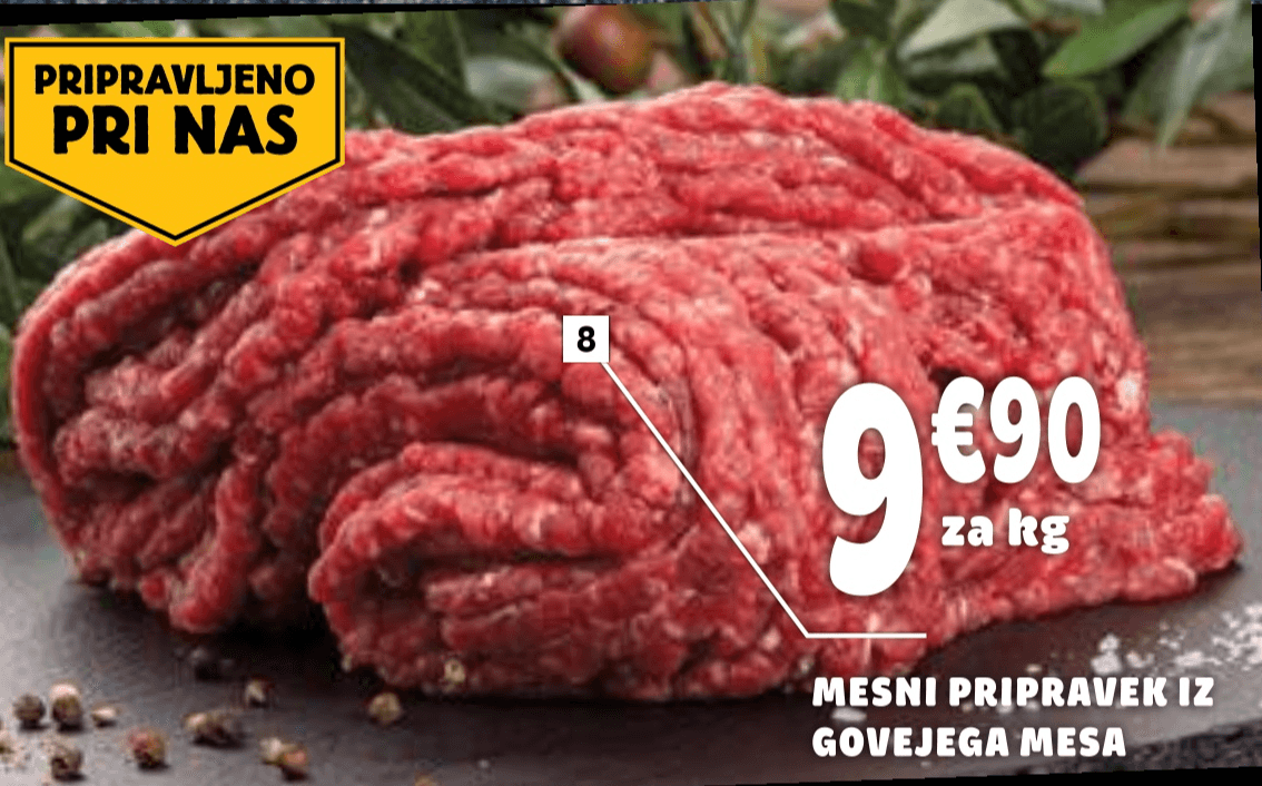 Mesni pripravek iz govejega mesa