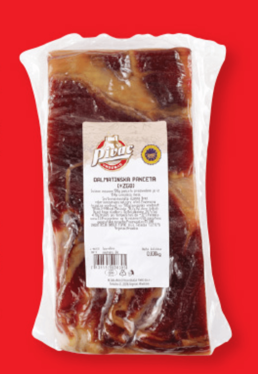 Pivac Dalmatinska panceta pribl. 800 g