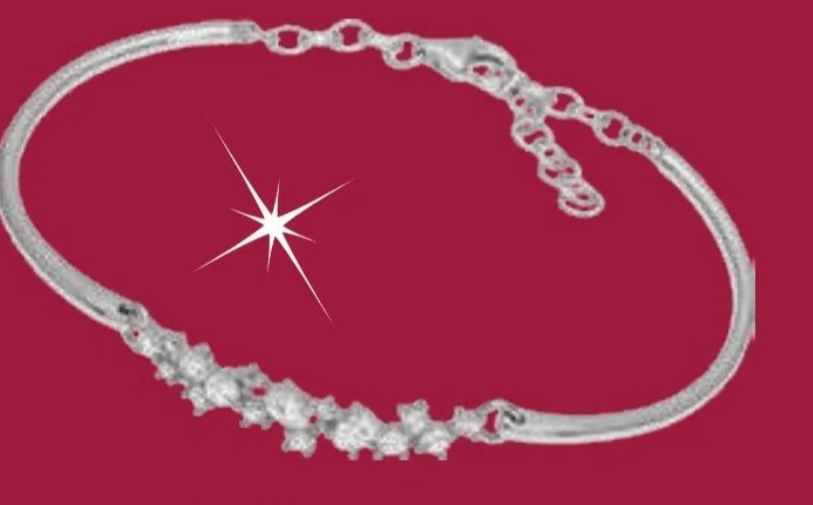 Zapestnica s cirkonijevimi oksidi - Akcija v trgovini E.Leclerc